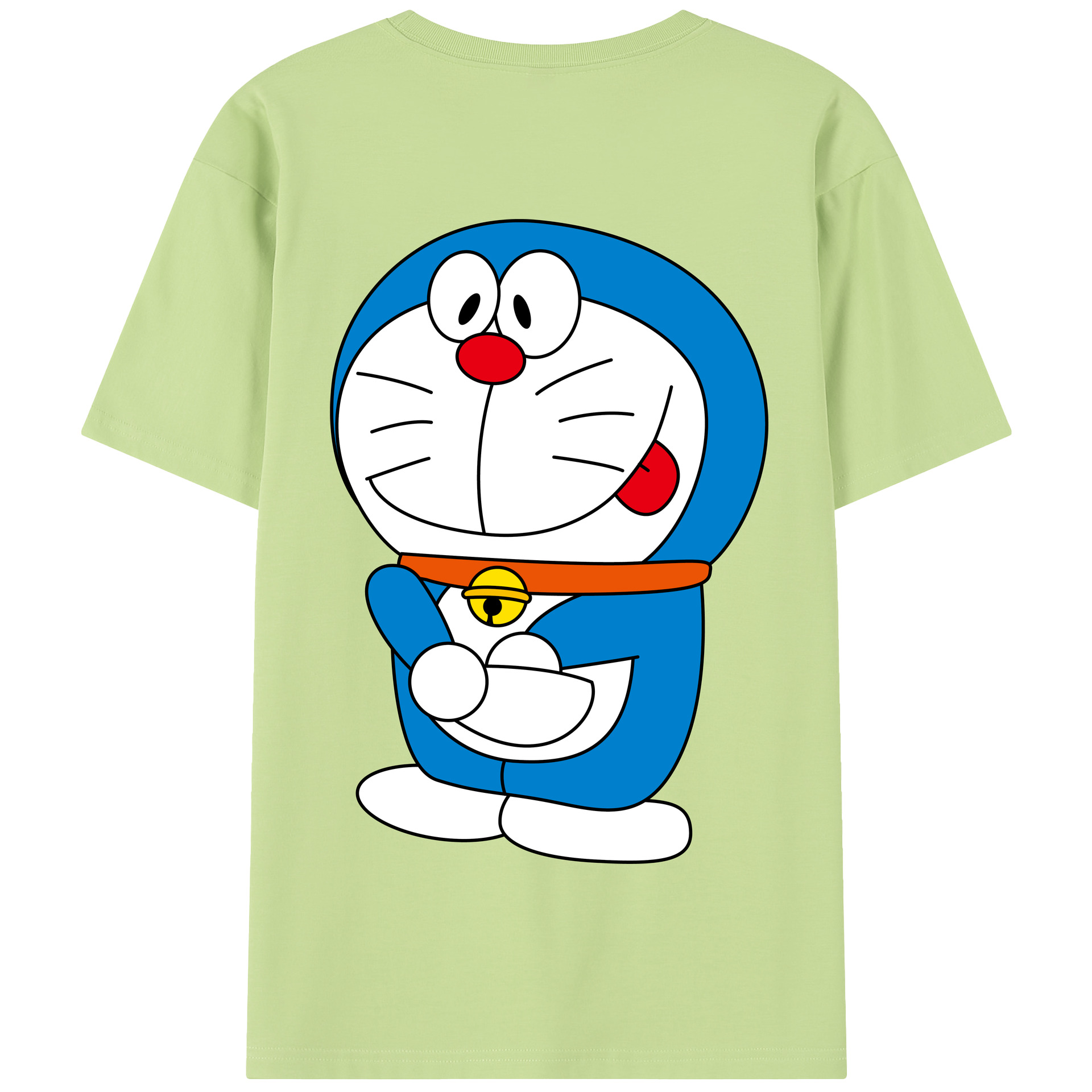 （画像用） ドラえもん Doraemon 綿100％半袖Tシャツ（背面プリント）